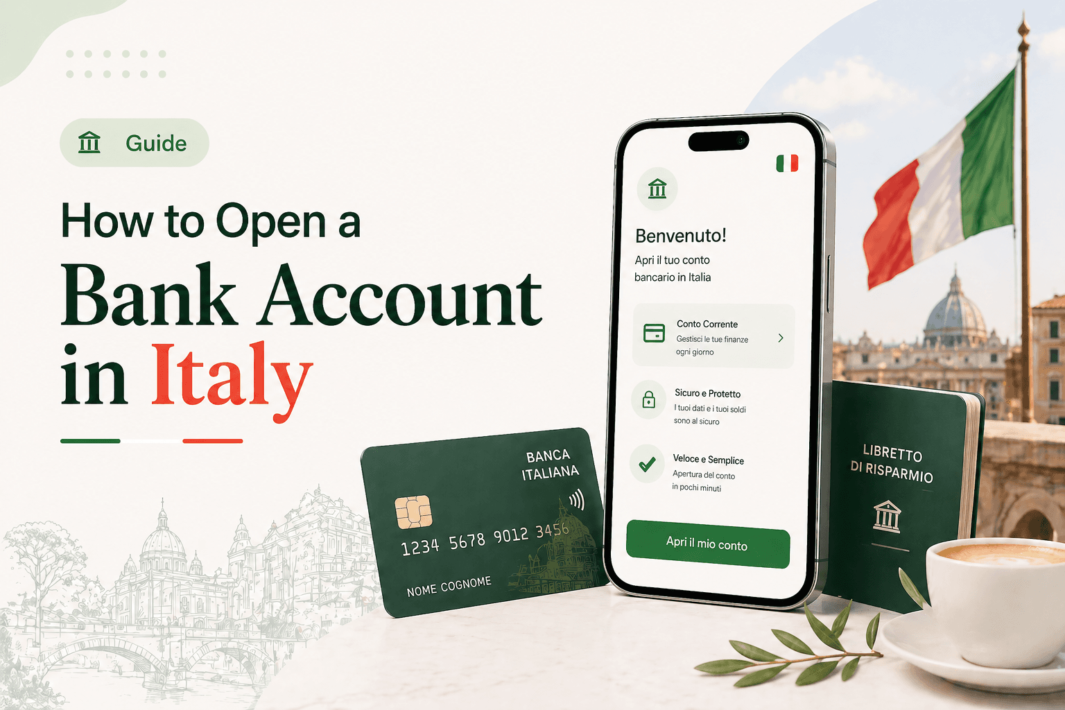how to open a bank account in Italy