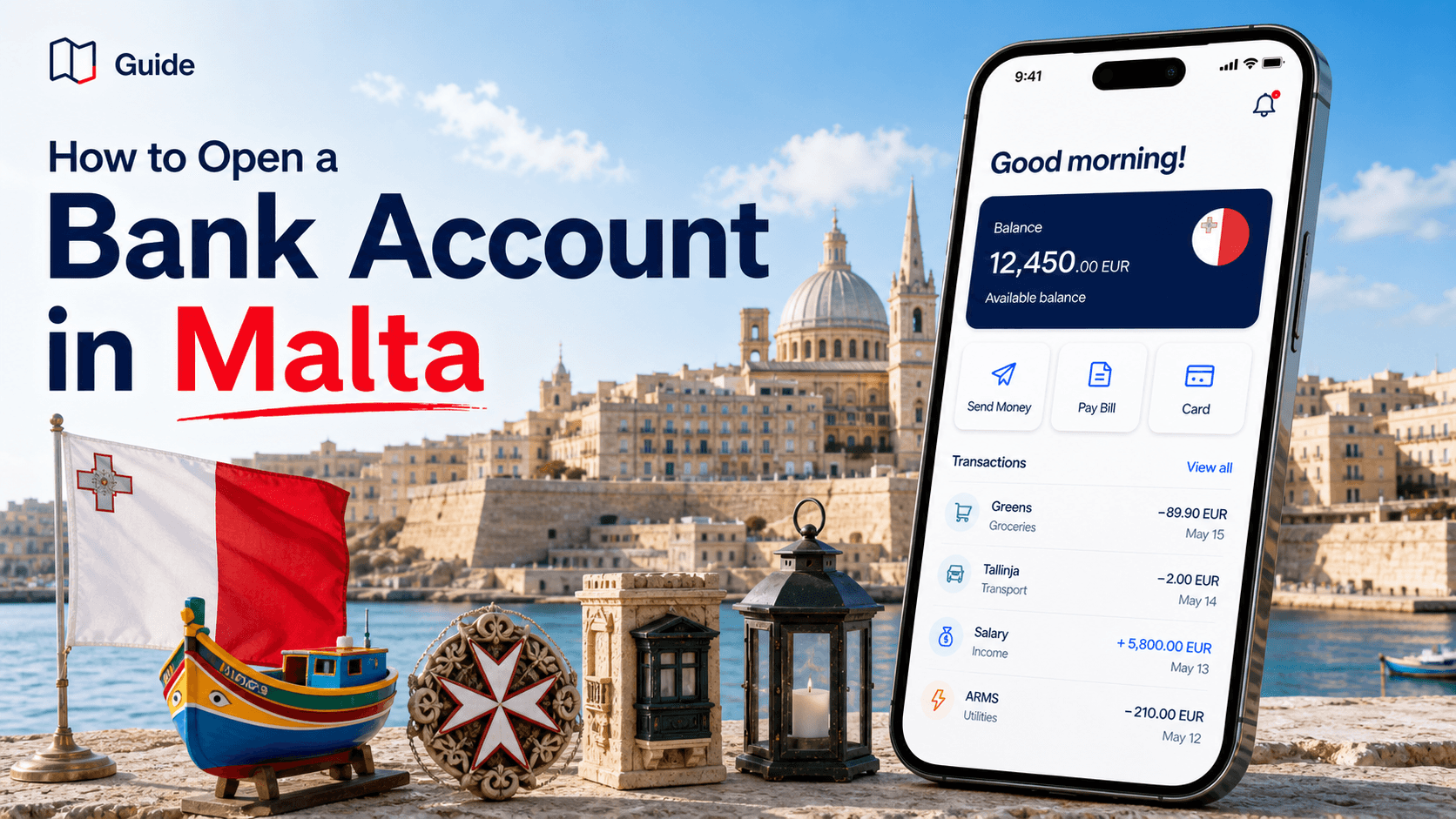 How to Open a bank account in Malta