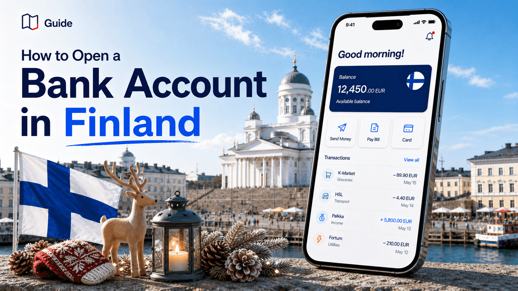 Open a bank account in Finland